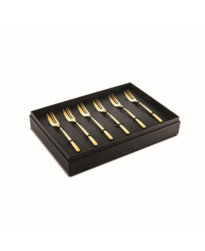 Набор вилок для торта Linea Ice Oro, 6 шт