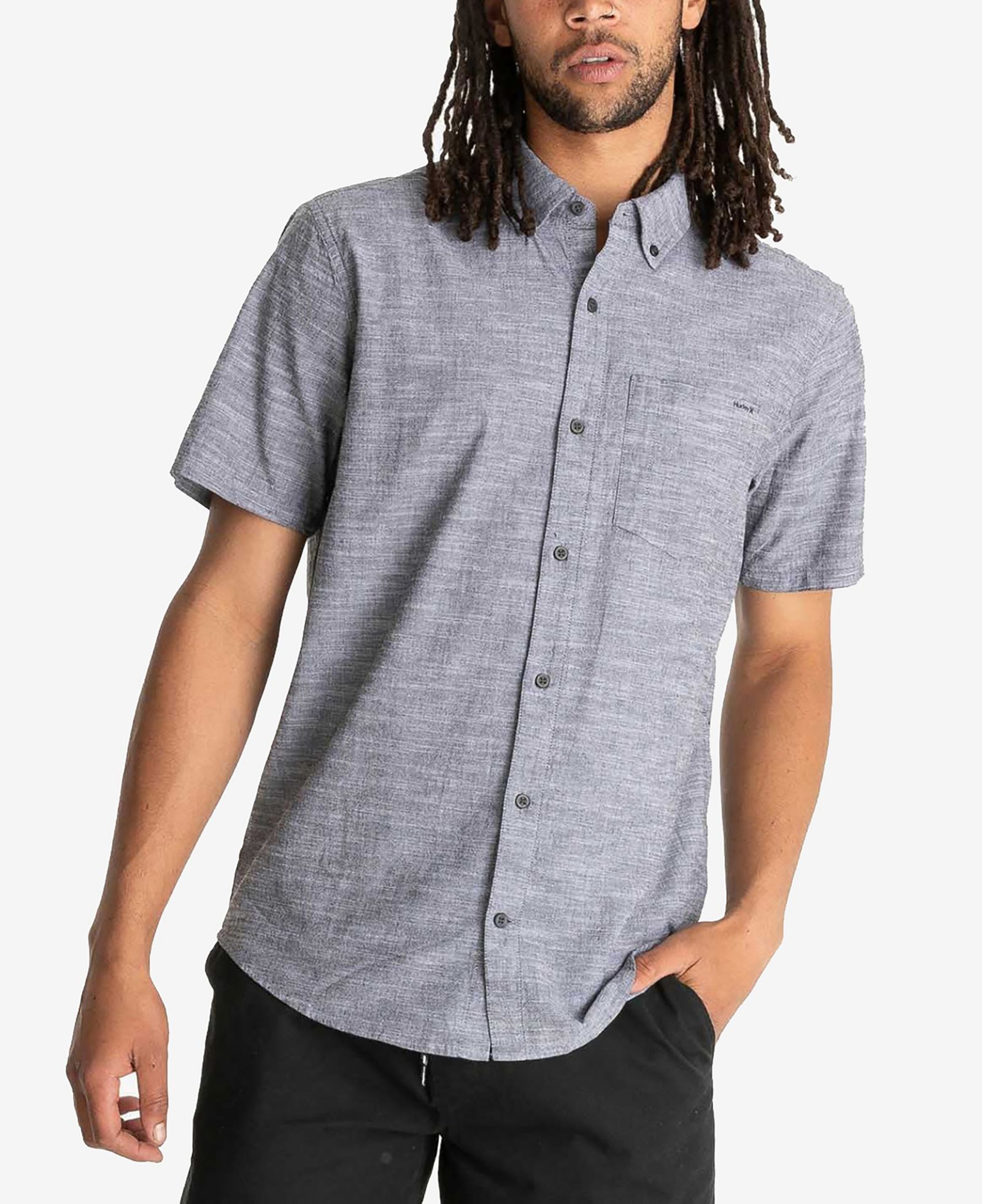Hurley Мужская рубашка One and Only Stretch Button-Down