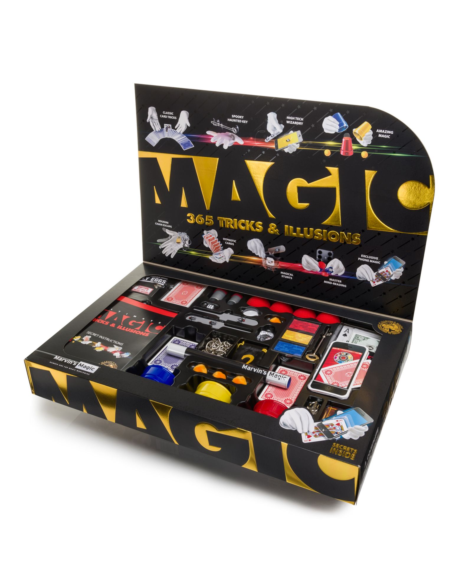 Marvin's Magic Ultimate Magic 365 Tricks 35-Piece Set, Ages 8+