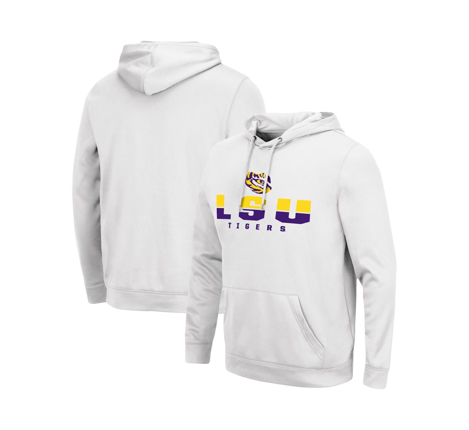 Мужское флисовое худи Colosseum LSU Tigers Lantern