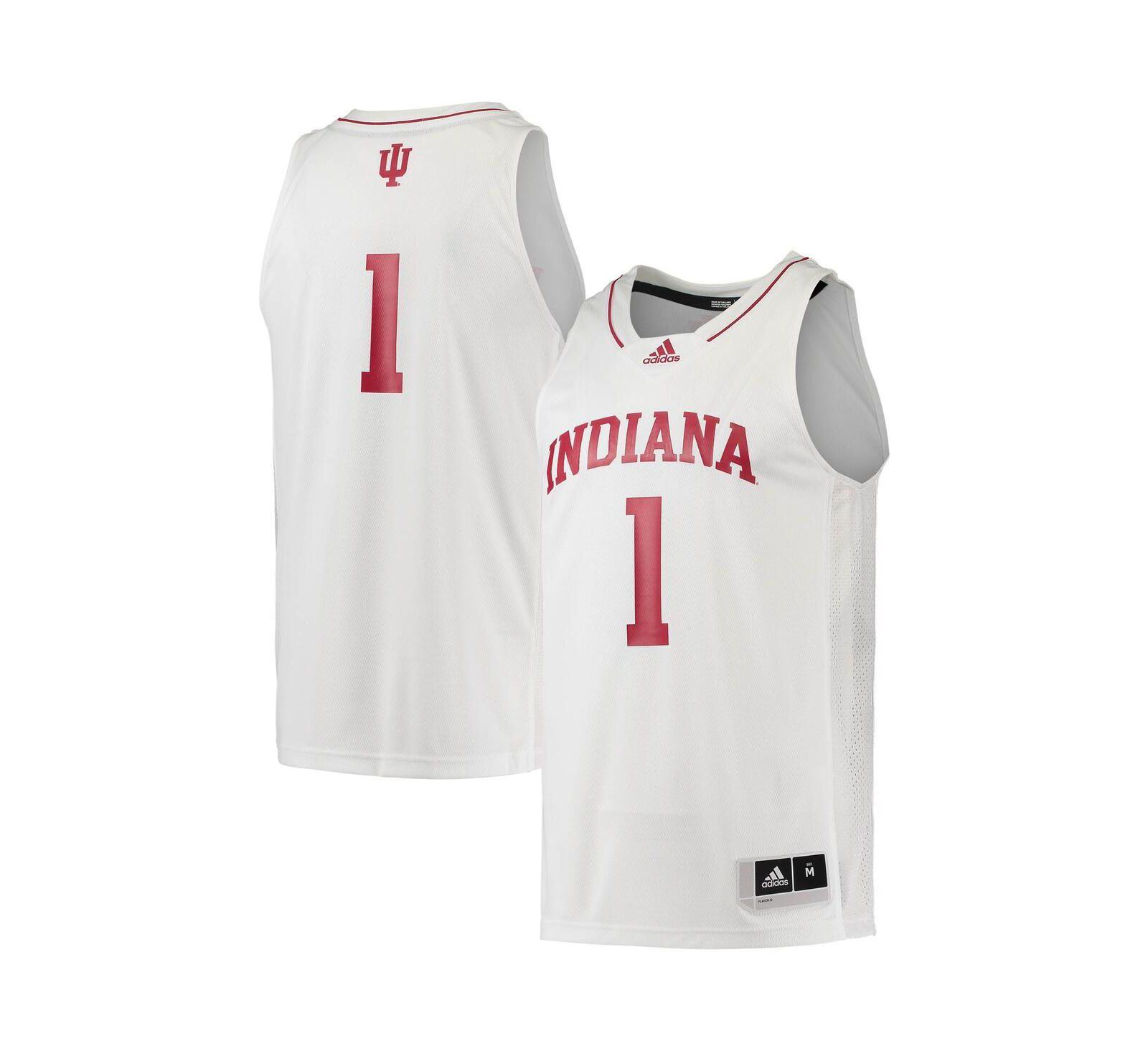 adidas Мужская баскетбольная джерси Indiana Hoosiers Swingman