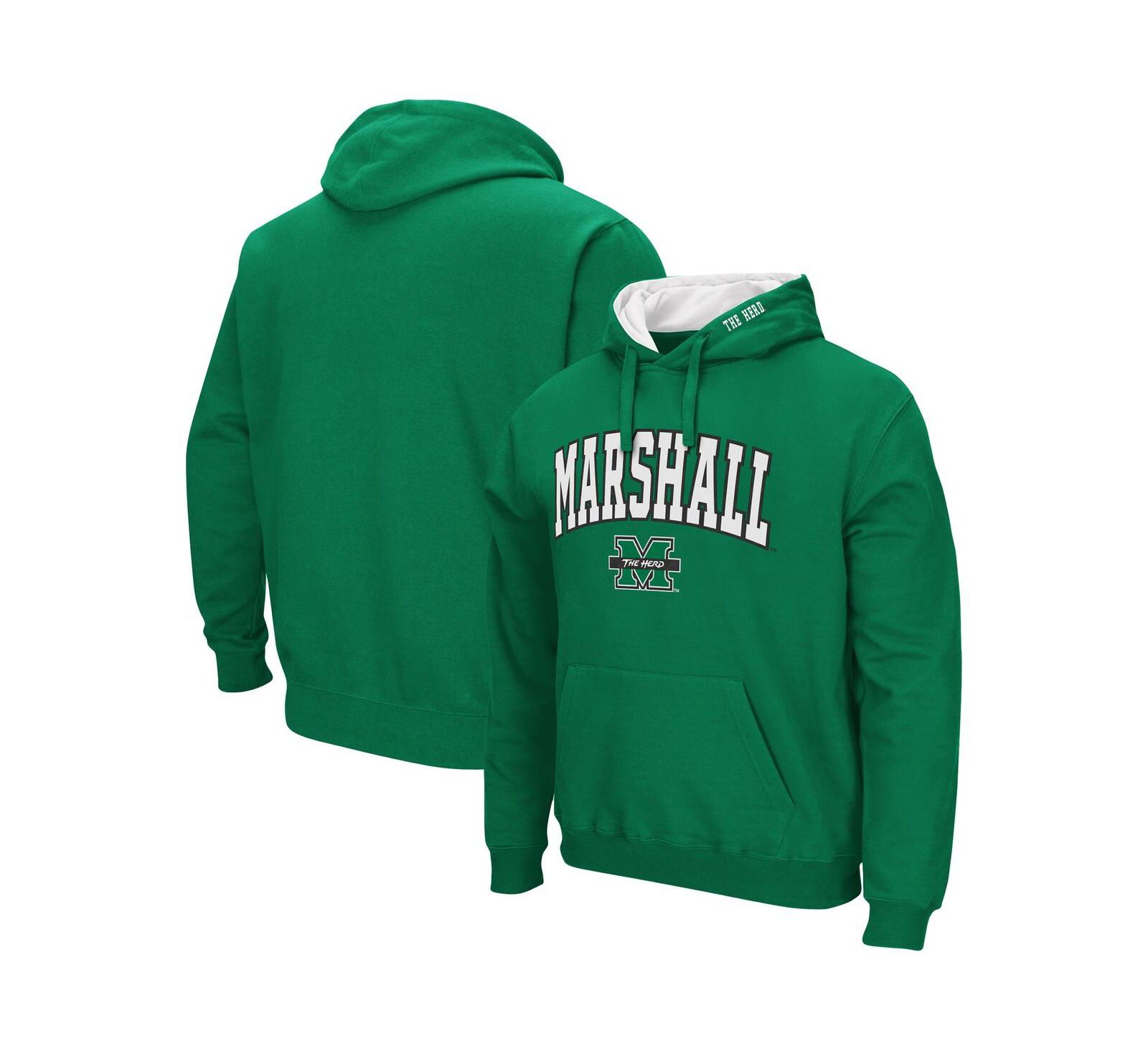 Мужской худи Colosseum Marshall Thundering Herd Arch and Logo