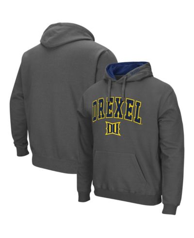 Men's Drexel Dragons Arch and Logo Pullover Hoodie