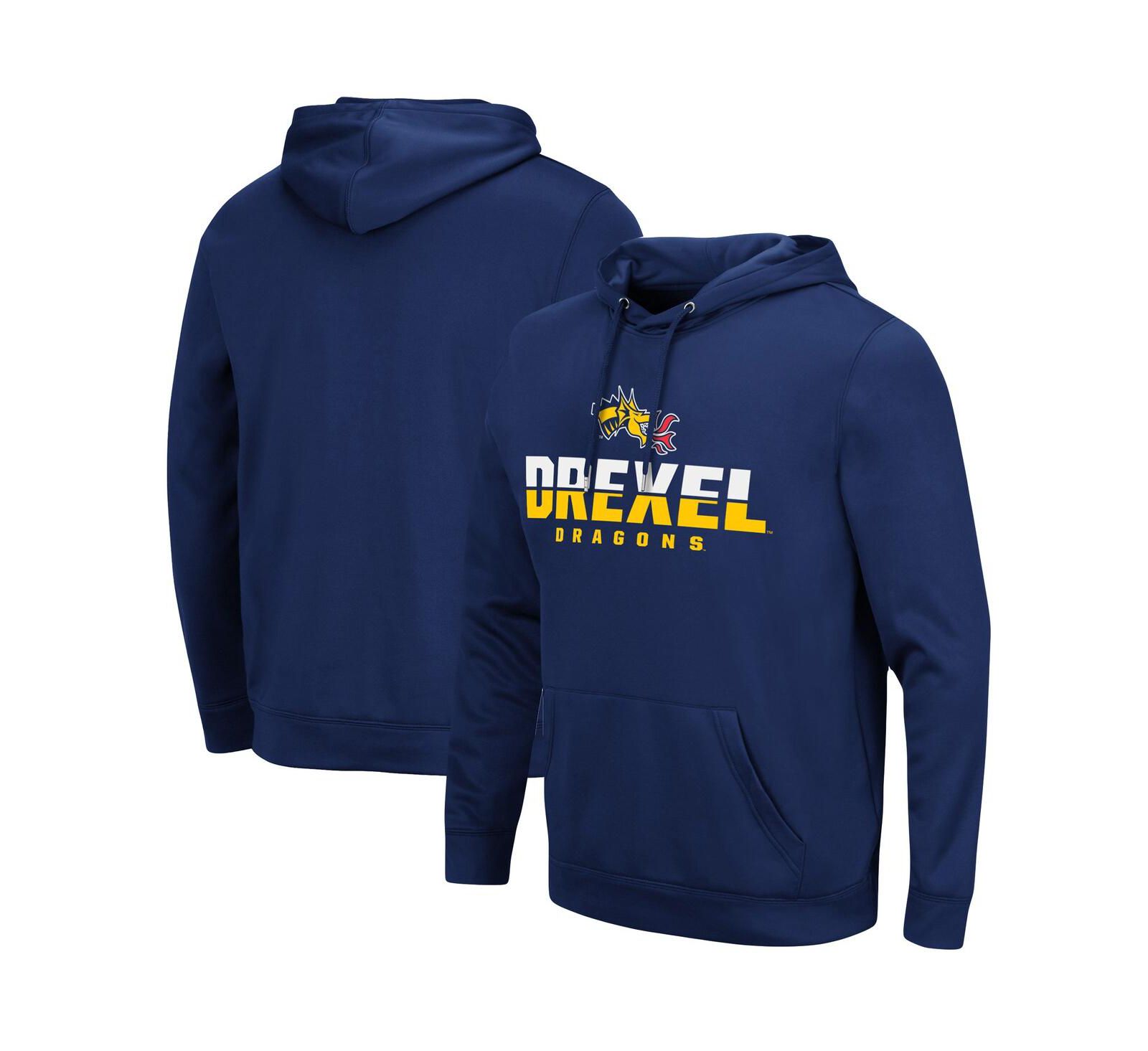 Men's Navy Drexel Dragons Lantern Pullover Hoodie