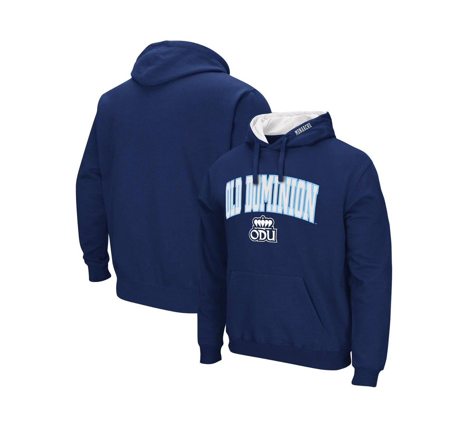 Colosseum Men's Old Dominion Monarchs Arch and Logo Pullover Hoodie
