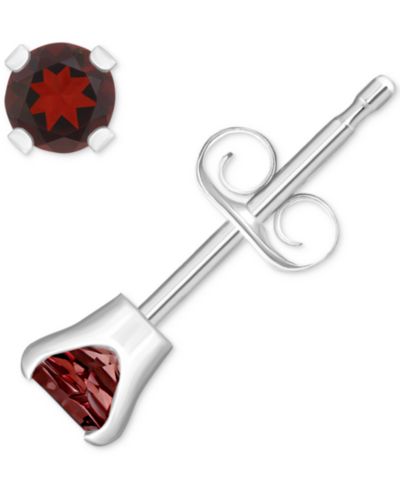 Garnet/White Gold