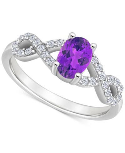 Кольцо с гранатом Rhodolite и белым топазом в серебряной оправе