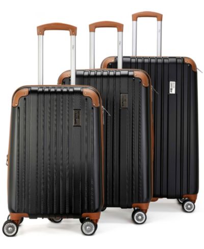 Miami CarryOn Collins набор чемоданов из 3 предметов, расширяемый, ретро, Spinner