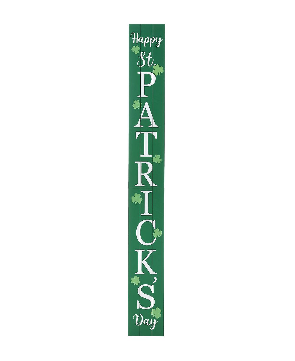 Декоративная табличка Glitzhome Wooden St. Patrick's Porch 60"