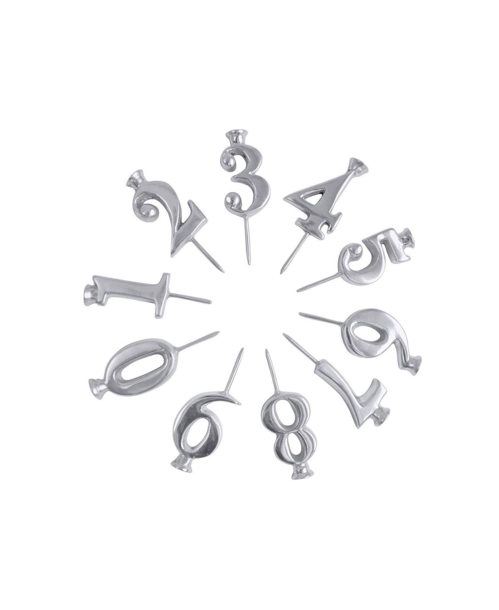 Набор подсвечников Mariposa Aluminum Number, 10-Pc.