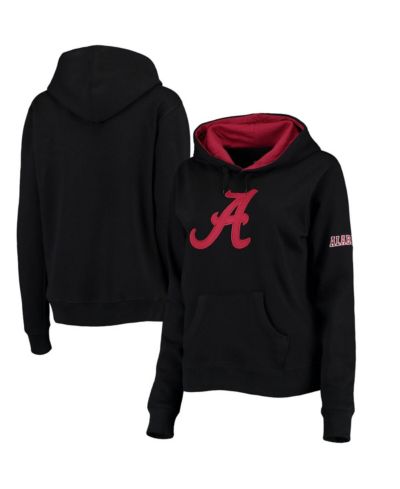 Худи Women's Black Alabama Crimson Tide с большим логотипом