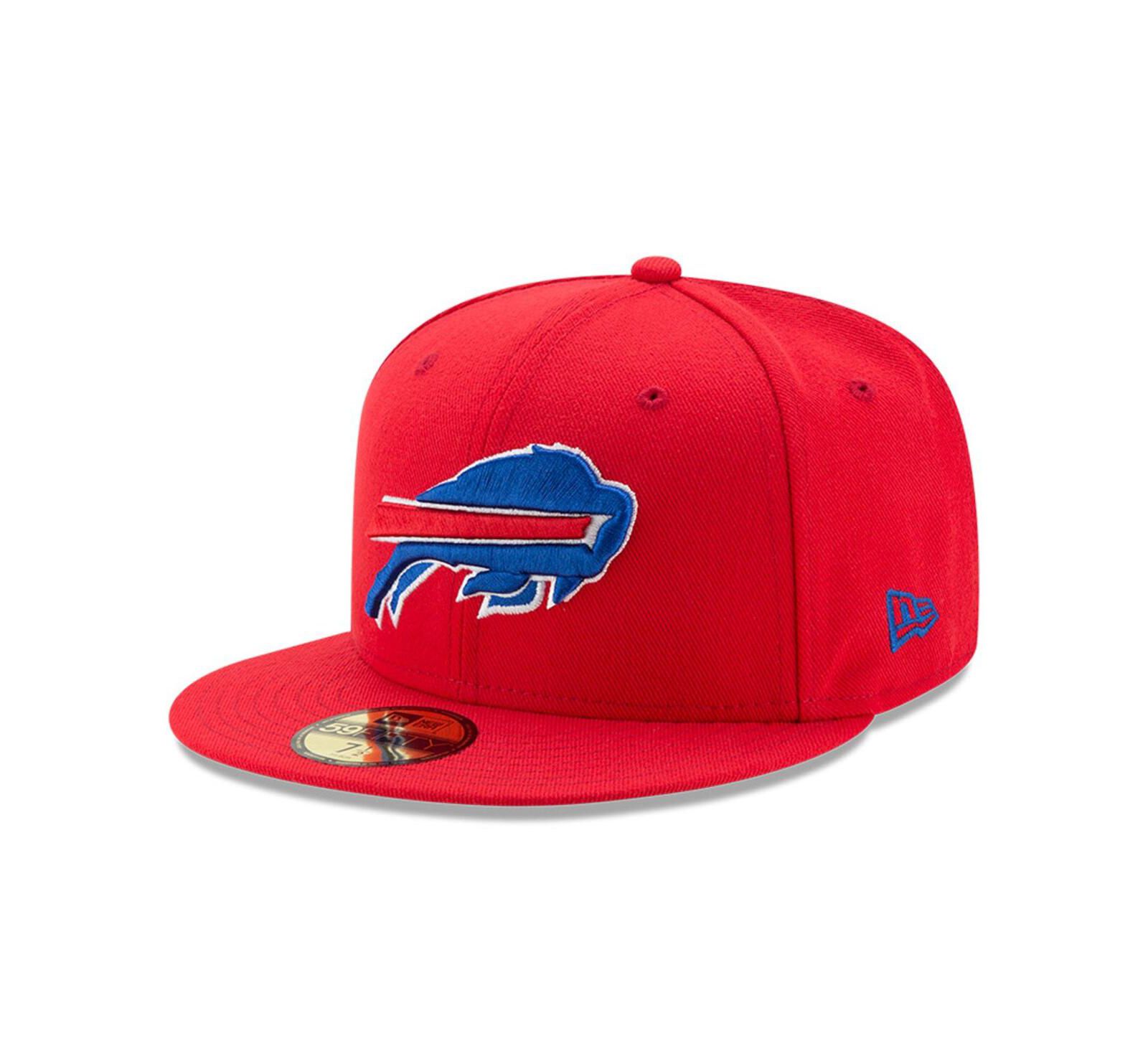 Men's Red Buffalo Bills Omaha 59FIFTY Fitted Hat
