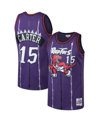Мужская джерси Mitchell & Ness Vince Carter Purple Toronto Raptors Hardwood Classics