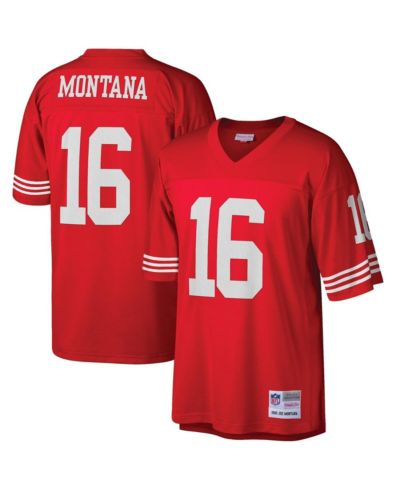 Мужская джерси Mitchell & Ness Joe Montana San Francisco 49ers Big and Tall 1990 Retired Player Replica