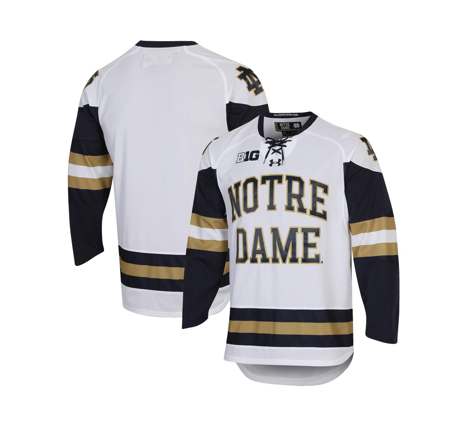 Мужская хоккейная джерси Under Armour Notre Dame Fighting Irish (реплика)