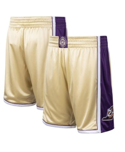 Шорты Mitchell & Ness Men's Kobe Bryant Gold-Tone Los Angeles Lakers Hardwood Classics