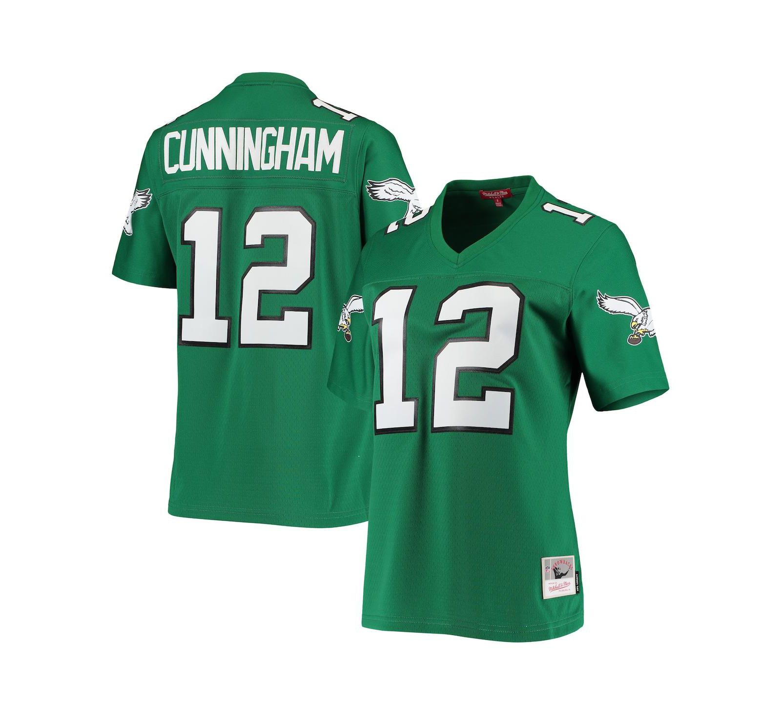 Женская джерси Mitchell & Ness Randall Cunningham Philadelphia Eagles 1990 Legacy Replica