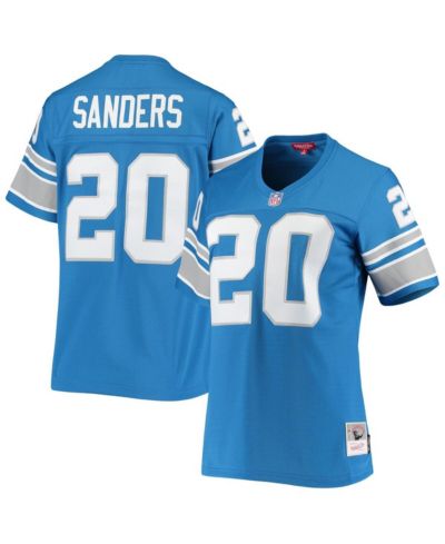 Женская джерси Mitchell & Ness Barry Sanders Detroit Lions 1996 Legacy Replica Blue