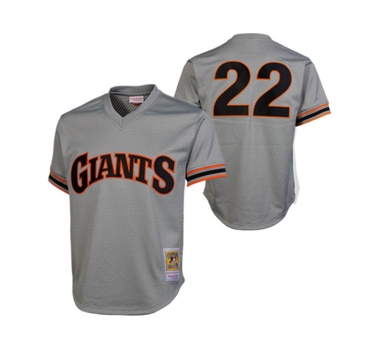 Мужская джерси Mitchell & Ness Will Clark San Francisco Giants 1989 Authentic Cooperstown Collection Gray