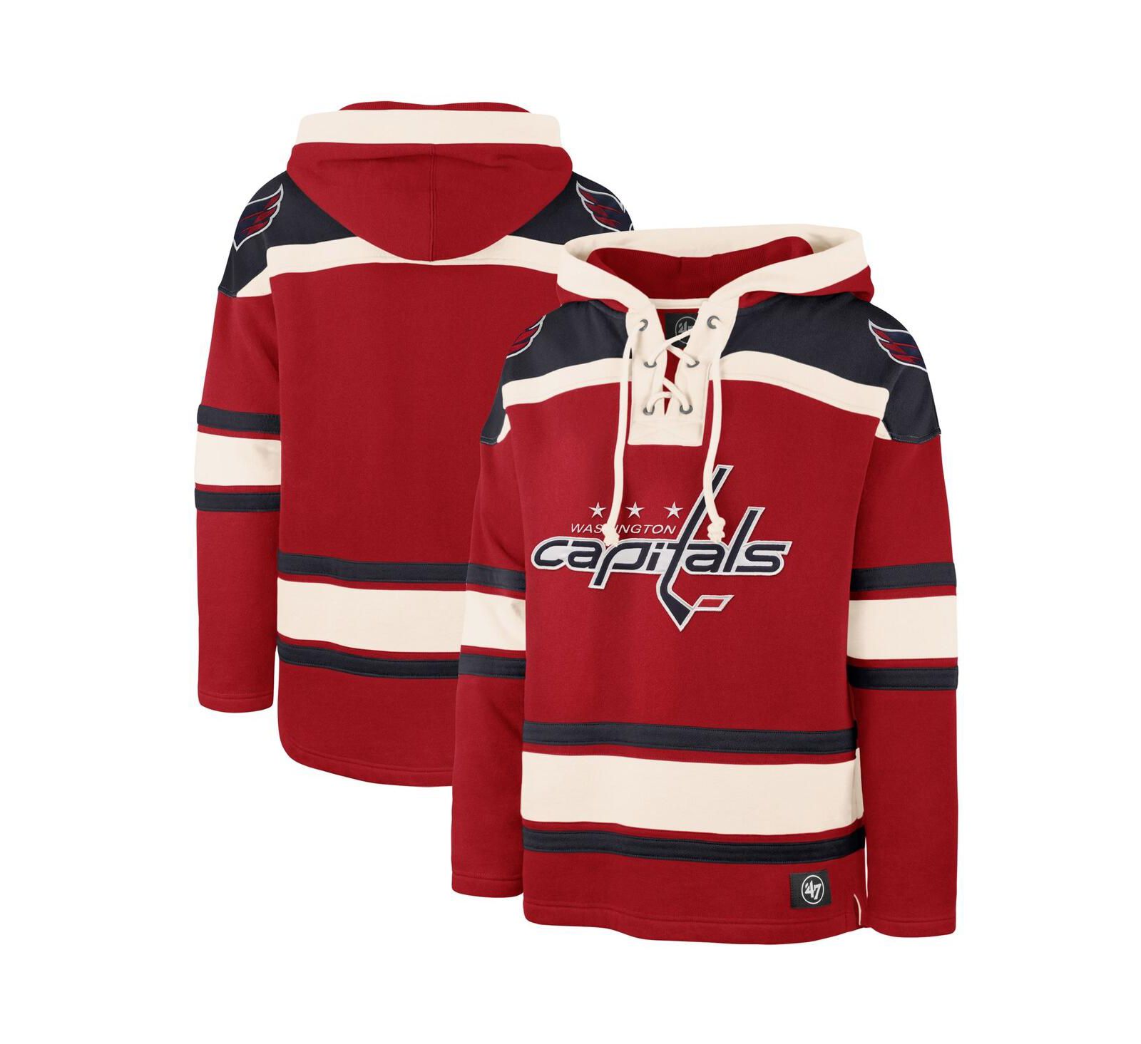 Мужское худи '47 Brand Washington Capitals Red