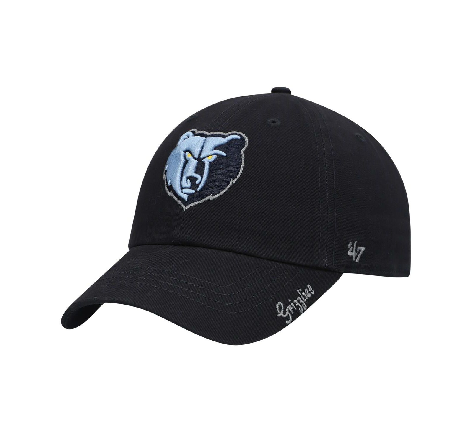 Women's Navy Memphis Grizzlies Miata Clean Up Logo Adjustable Hat