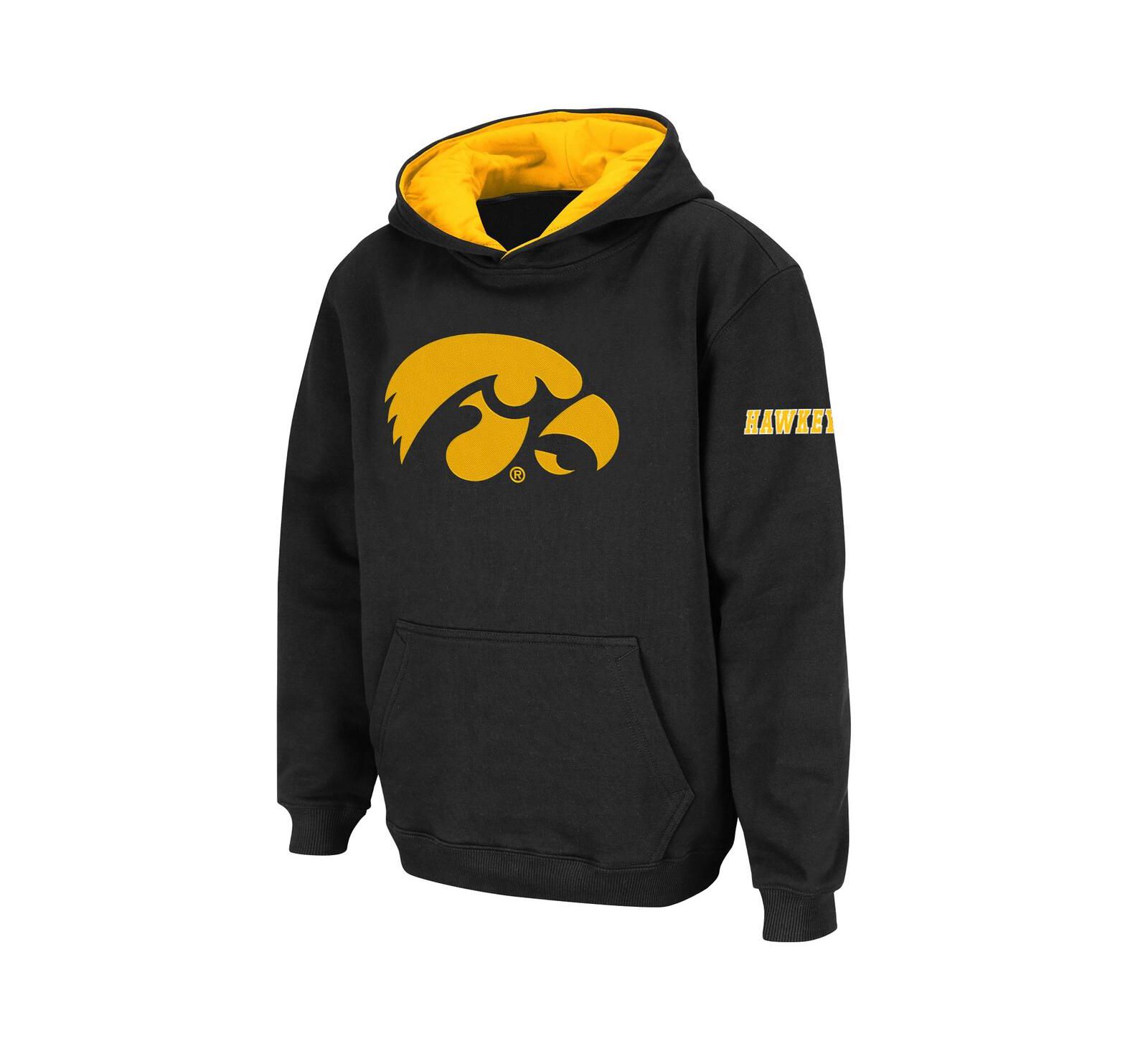 Худи Big Boys с большим логотипом Iowa Hawkeyes черный