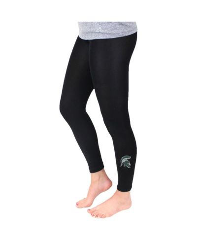 Женские леггинсы ZooZatz Black Michigan State Spartans Fleece