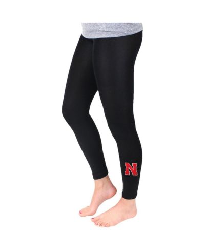Женские флисовые леггинсы ZooZatz Black Nebraska Huskers