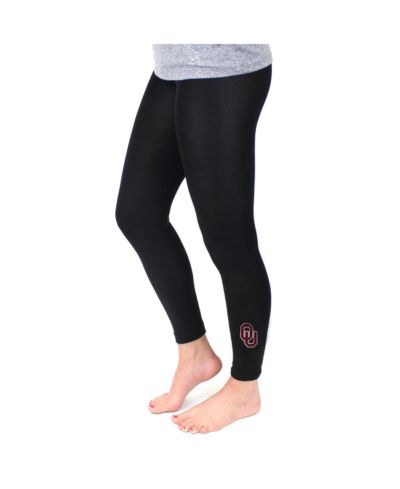 Женские черные флисовые леггинсы Oklahoma Sooners от ZooZatz