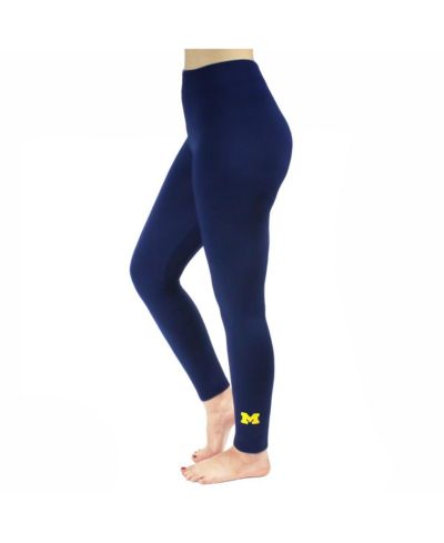 Женские синие флисовые леггинсы Michigan Wolverines от ZooZatz