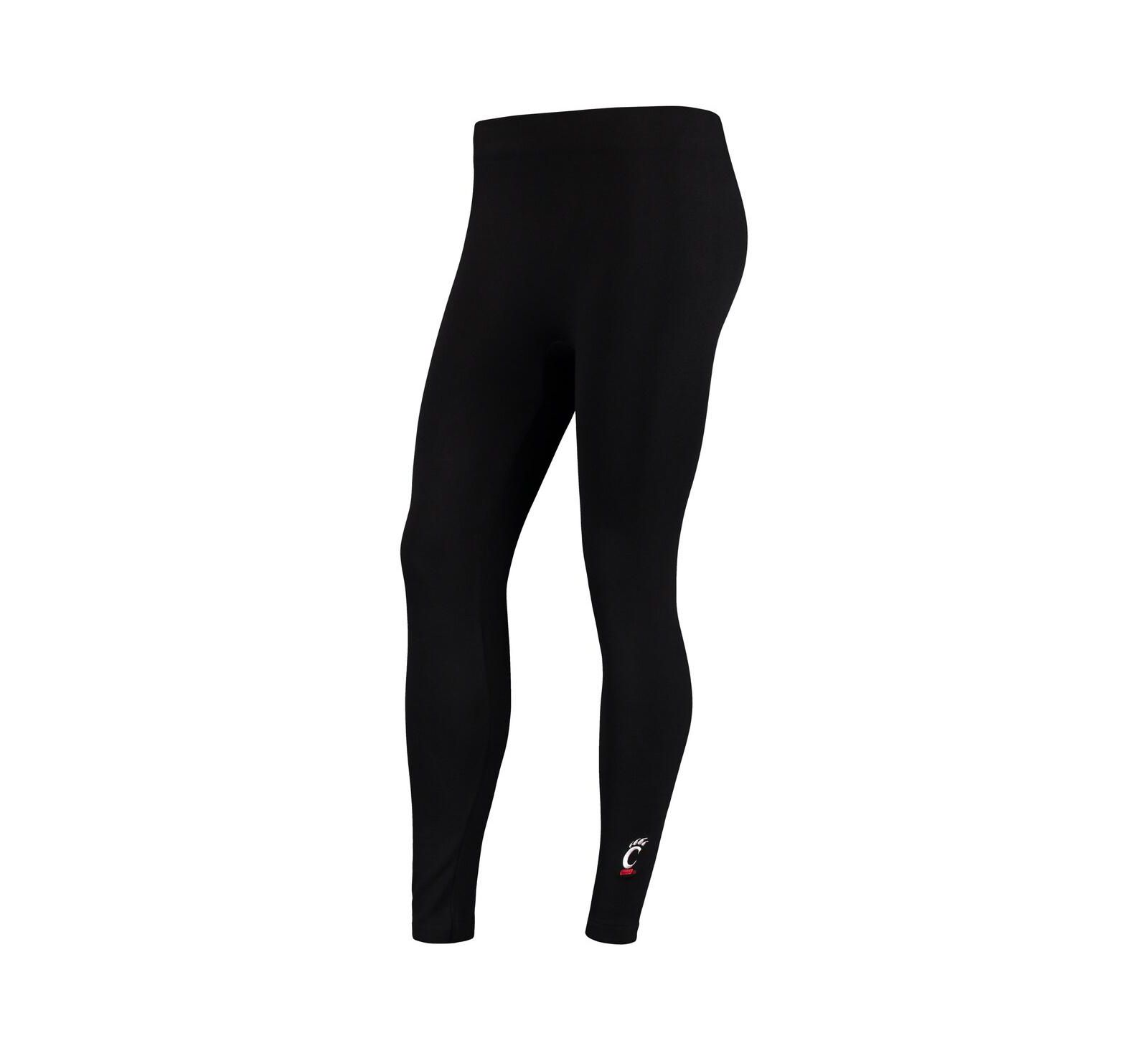 Women's Black Cincinnati Bearcats Fleece Leggings