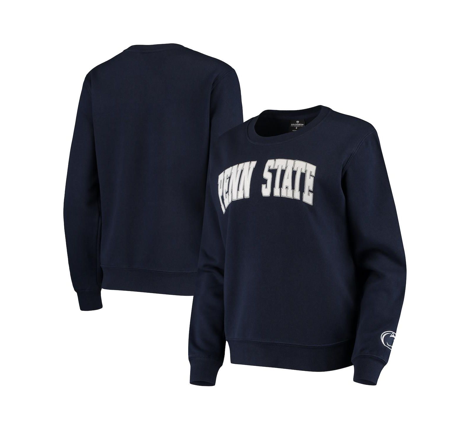 Женская толстовка Colosseum Navy Penn State Nittany Lions Campanile Pullover