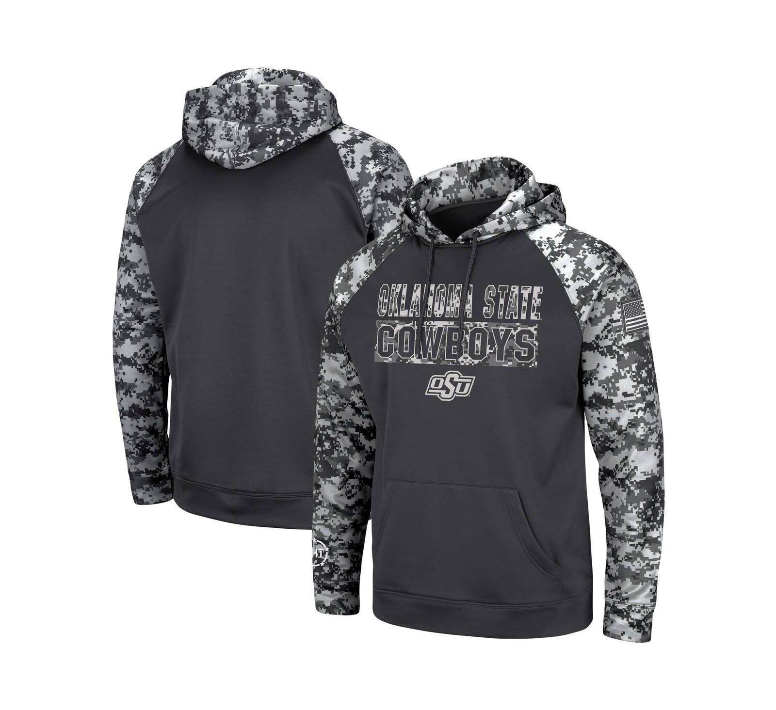 Мужское худи Oklahoma State Cowboys OHT Military-Inspired Digital Camo