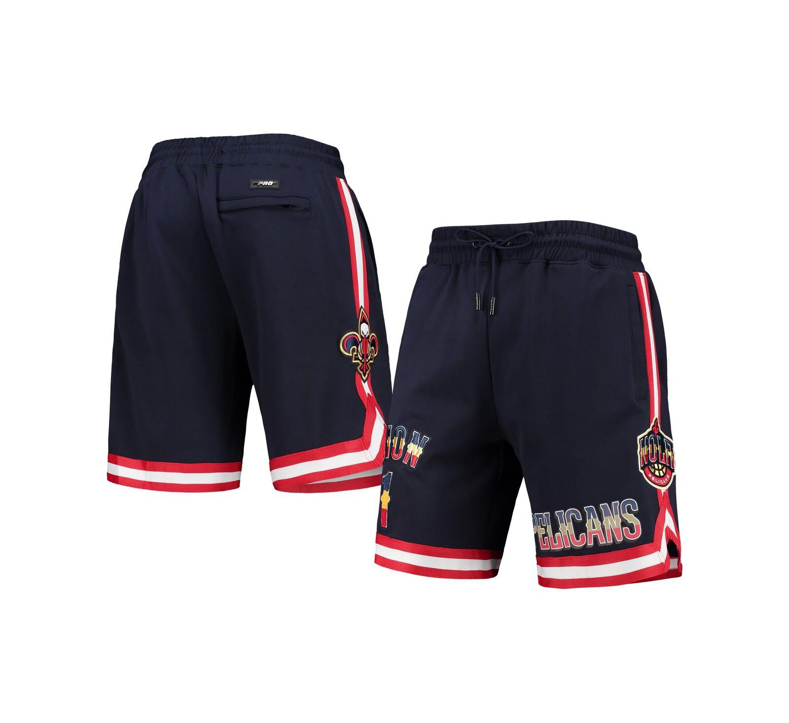 Men's Zion Williamson Navy New Orleans Pelicans Team Logo Player Shorts