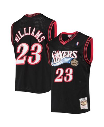 Мужская игровая футболка Mitchell & Ness Lou Williams, Филадельфия Севенти Сиксерс, 2005-06, Hardwood Classics