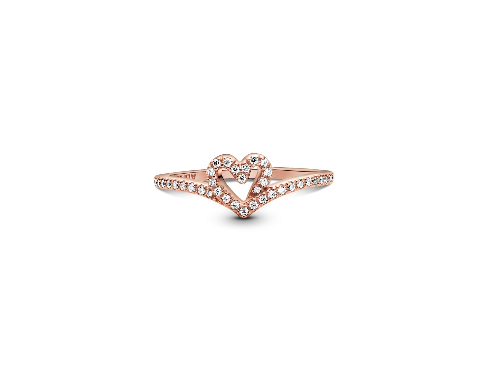 Кольцо Pandora Timeless Wish Sparkling Heart с кубическим цирконием