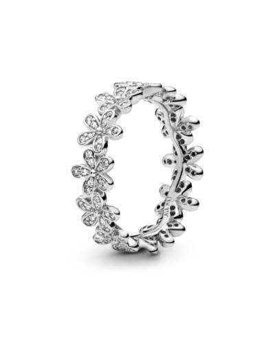 Pandora Cubic Zirconia Moments Daisy Flower Ring