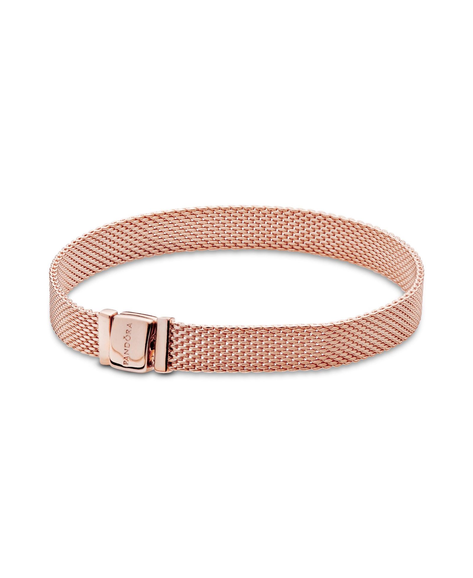 Pandora Rose Gold Plated Reflexions Mesh Bracelet