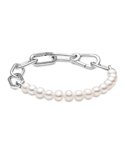 Браслет Pandora ME Sterling Silver Treated Freshwater Cultured Pearl