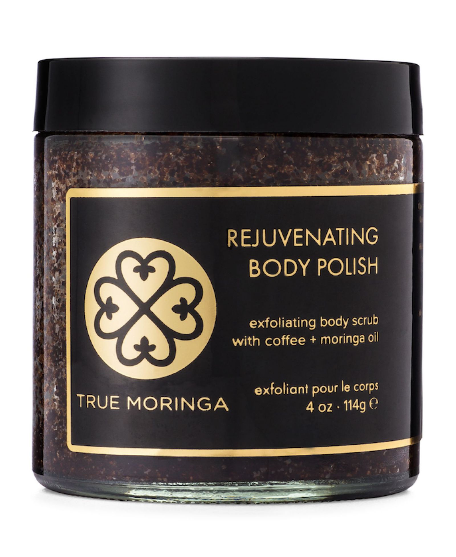 Скраб для тела True Moringa Sugar & Coffee, 4 oz.