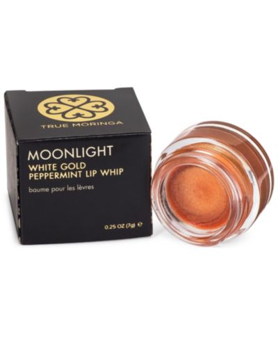 True Moringa бальзам для губ с шиммером White Gold и перечной мятой, 0.25 oz.