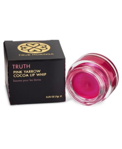 Бальзам для губ True Moringa Moisturizing Shimmer Pink Yarrow Cocoa Lip Whip, 0.25 oz.