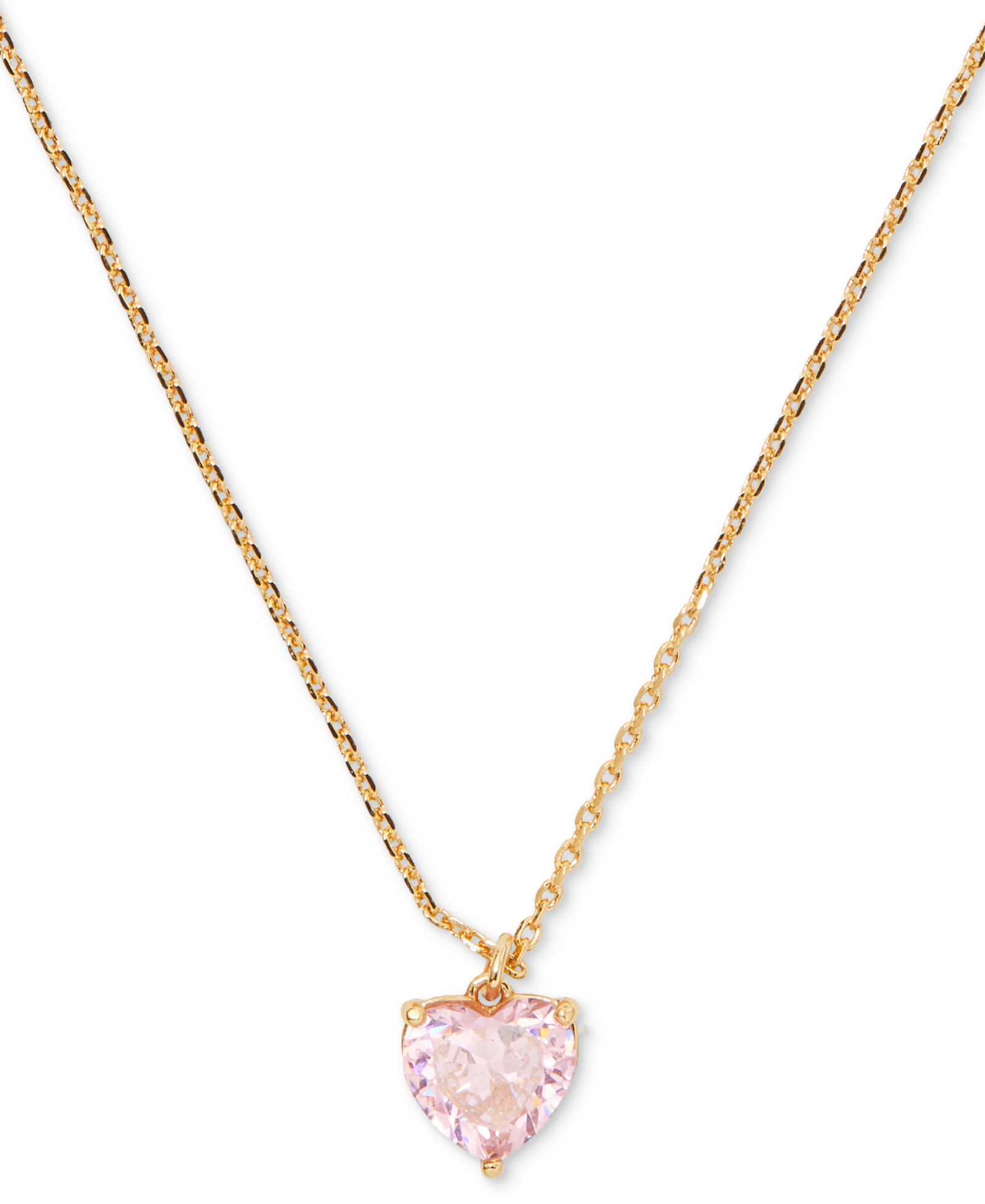Kate Spade New York золотистый кулон в форме сердца, 16" + 3" удлинитель