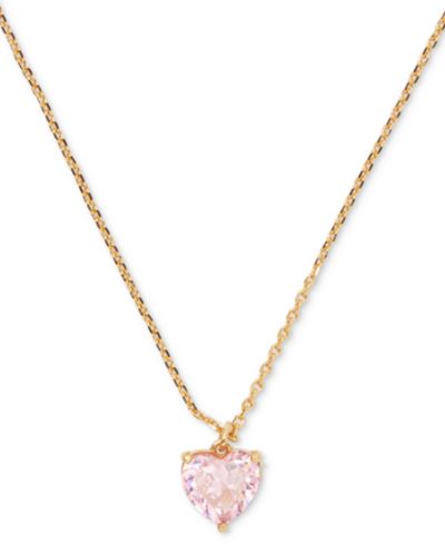Kate Spade New York золотистый кулон в форме сердца, 16" + 3" удлинитель