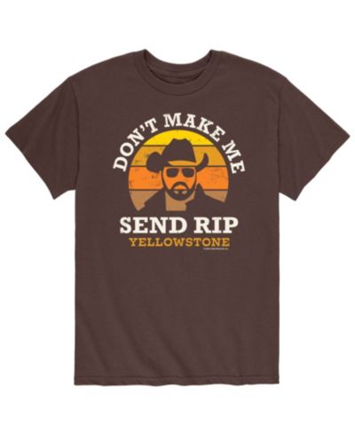 Men's Yellowstone Don't Make Me Send RIP T-shirt