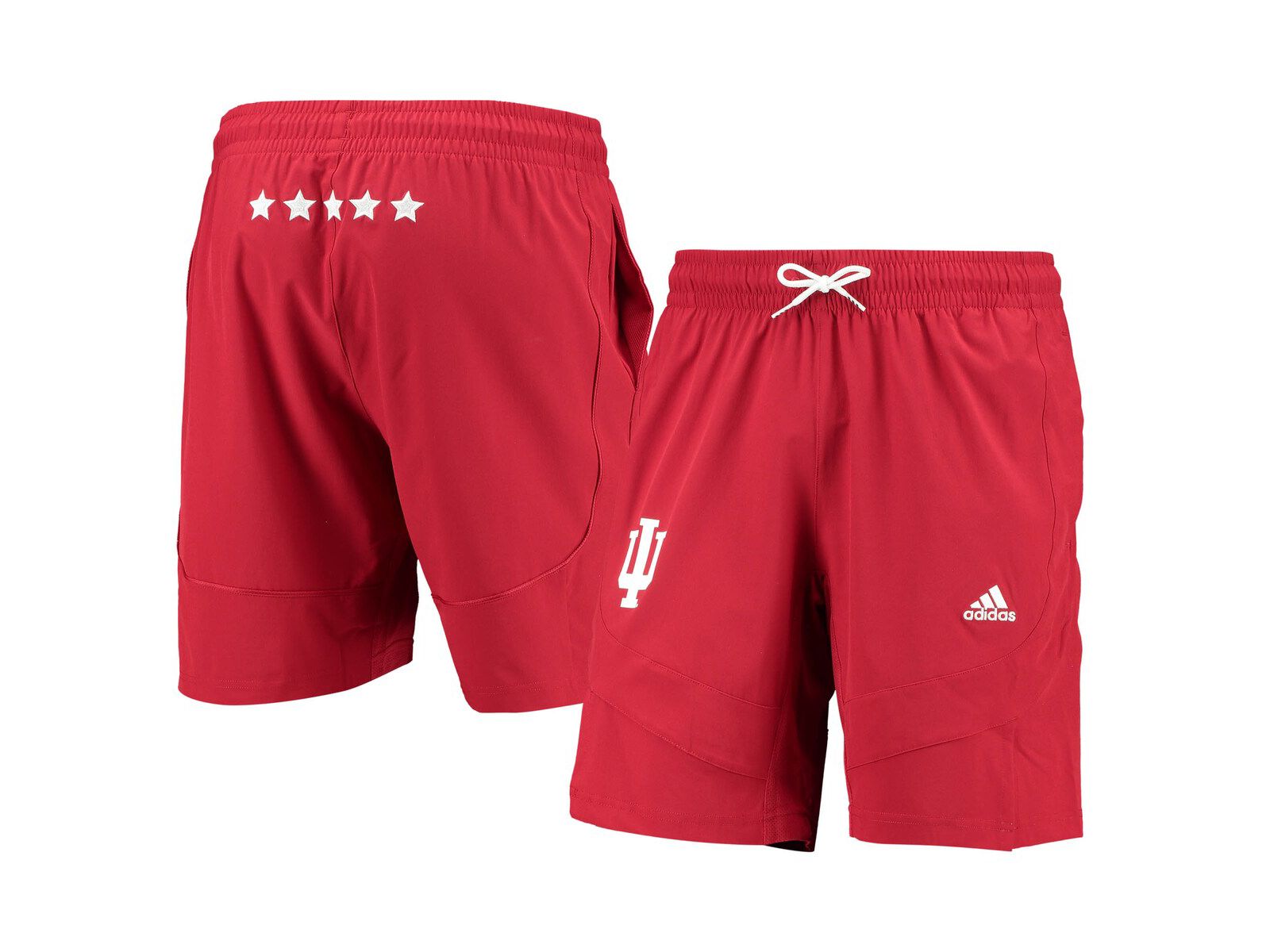adidas Мужские баскетбольные шорты AEROREADY Crimson Indiana Hoosiers Swingman