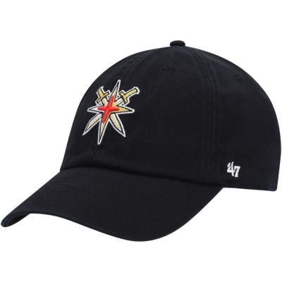Мужская кепка '47 Black Vegas Golden Knights Clean Up Adjustable