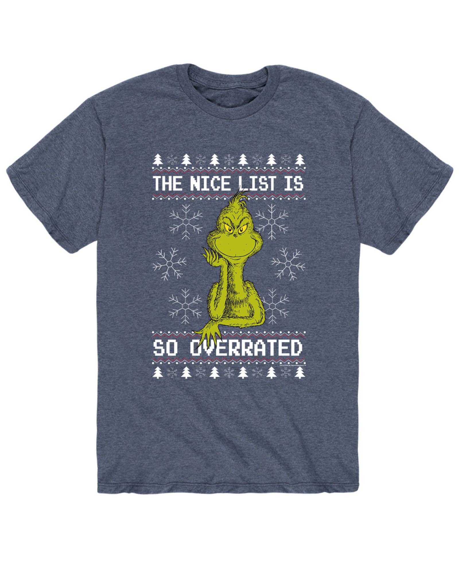 Мужская футболка Dr. Seuss The Grinch Nice Is Overrated