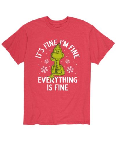 Мужская футболка Men's Dr. Seuss The Grinch It's Fine