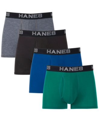Hanes мужские 4 шт. трусы-слипы Ultimate ComfortFlex Fit с полной поддержкой